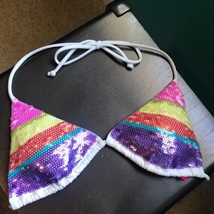 Sequin VS bikini top🤩🤩